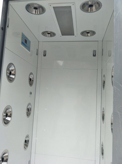 IC 제어반 에의한 알루미늄 여닫이 문 통제를 가진 수직 청정실 공기 샤워 1