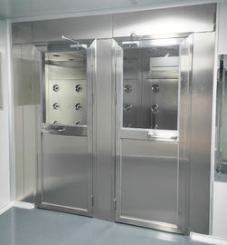 PLC와 터치스크린에 의해 통제되는 4개의 문을 가진 사람 그리고 물자를 위한 공기 샤워