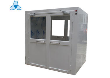 주문 큰 지역 동적인 통행 상자, 두 배 잎 여닫이 문을 가진 창을 통해서 청정실 통행 online manufacture