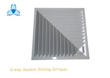 주문 2 HVAC 체계를 위한 방법 RAL9016 사각 공기 유포자 알루미늄 합금 물자 online manufacture