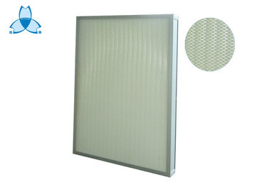 주문 청정실/HVAC 신청을 위한 양극 처리된 알루미늄 구조 소형 주름 HEPA 여과기 online manufacture