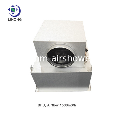 주문 220V 전압 블로어 필터 유닛 1500 M3/h 공기 흐름과 ≤60 DB 소음 수준 online manufacture