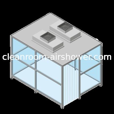 주문 조절 가능한 두께 40-70mm 모듈형 청정실 220v 전원 포함 온라인 제조