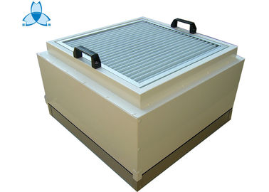 0.3 헤파필터와 사전 필터와 μM 220V 팬 필터 알려지지 않은 FFU는 파우더 코팅 강철 소재인 615x615mm을 분류합니다