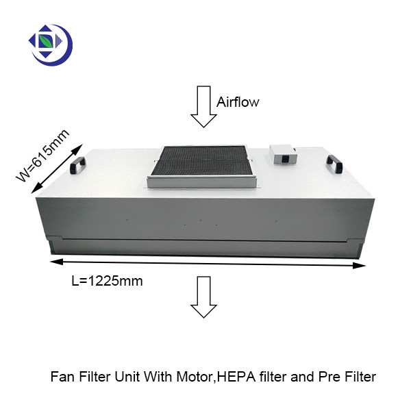 모터와 4x2 피트 HEPA 팬 필터 유닛, 무균실을 위한 헤파필터와 사전 필터 0