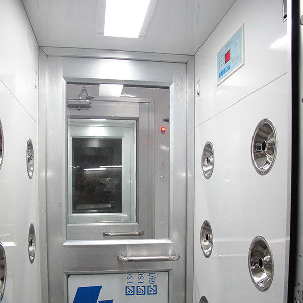 W730mm 알루미늄 자동식 문, 1230 밀리미터 폭과 자동 분 고청정실 에어샤워 0