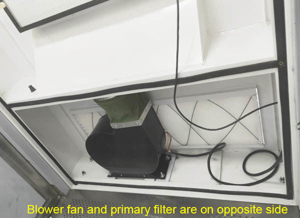 ROHS 청정실 공기 샤워 단위는 PLC와 터치스크린에 의하여 먼지 수집가 통제도 연결합니다 3